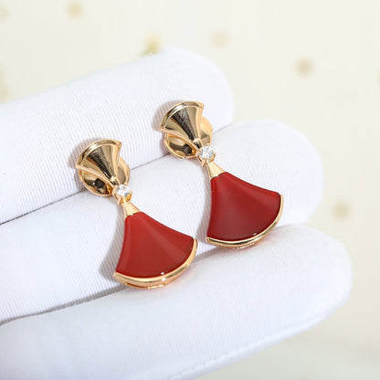 [Kismet Jewels ]DREAM Carnelian PINK GOLD EARRINGS