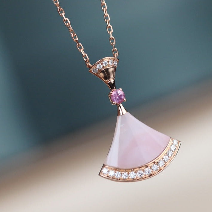 [Kismet Jewels ]DREAM NECKLACE PINK MOP DIAMOND
