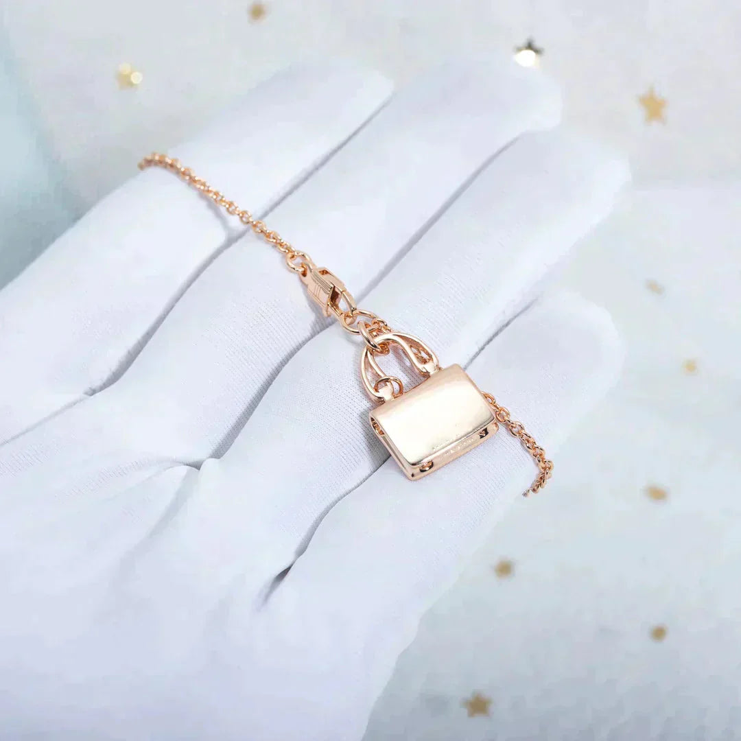 [Kismet Jewels ]AMULETTE PEDANT ROSE GOLD NECKLACE