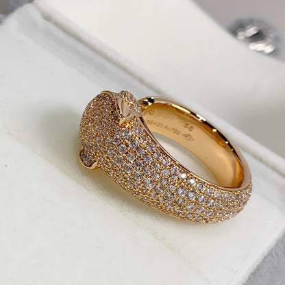 [Kismet Jewels ]PANTHERE PINK GOLD DIAMOND RING