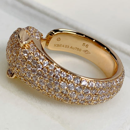 [Kismet Jewels ]PANTHERE PINK GOLD DIAMOND RING