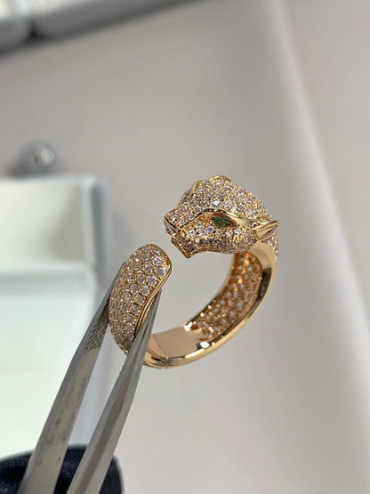 [Kismet Jewels ]PANTHERE PINK GOLD DIAMOND RING