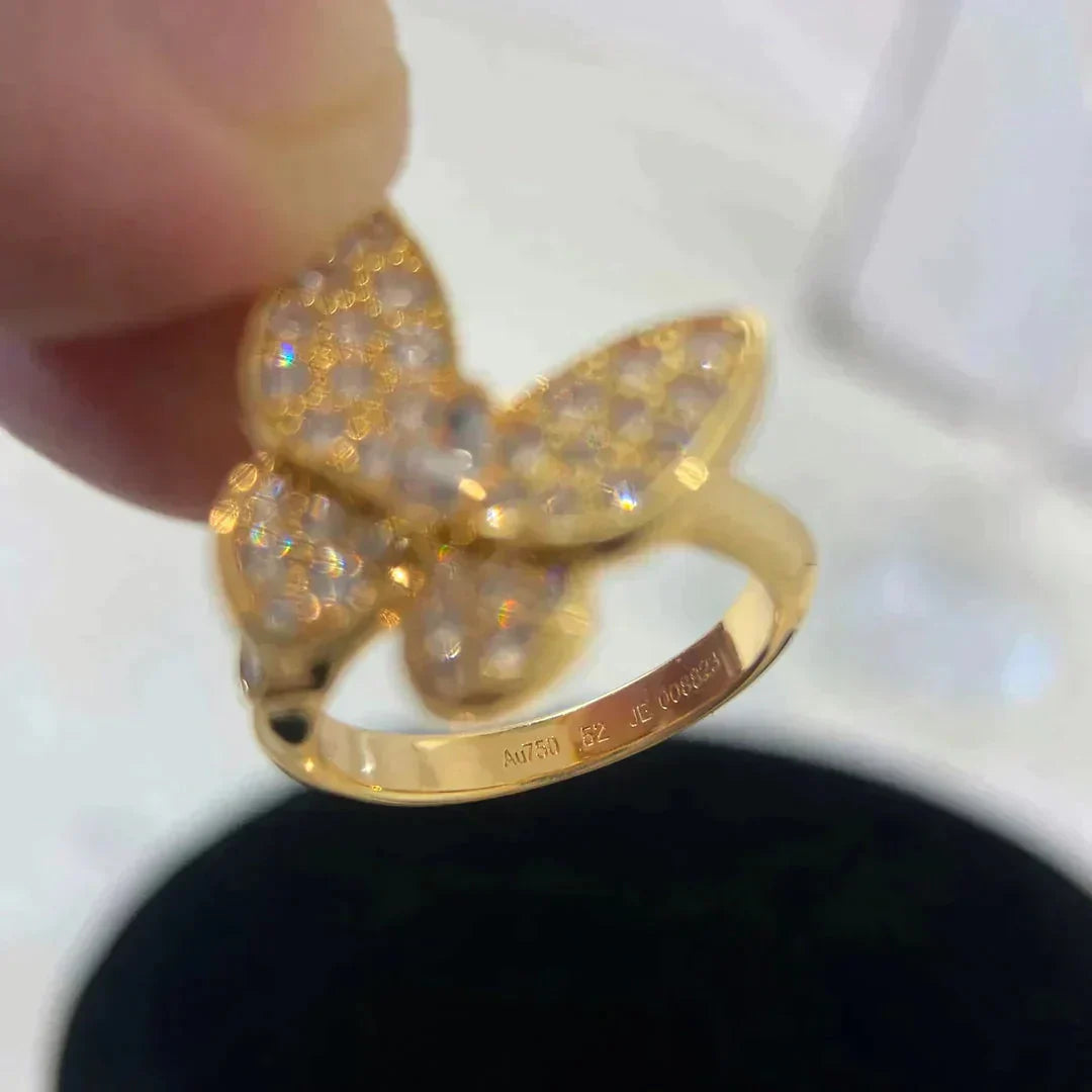 [Kismet Jewels ]BUTTERFLY DIAMOND RING