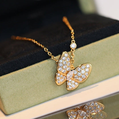 [Kismet Jewels ]BUTTERFLY DIAMOND NECKLACE