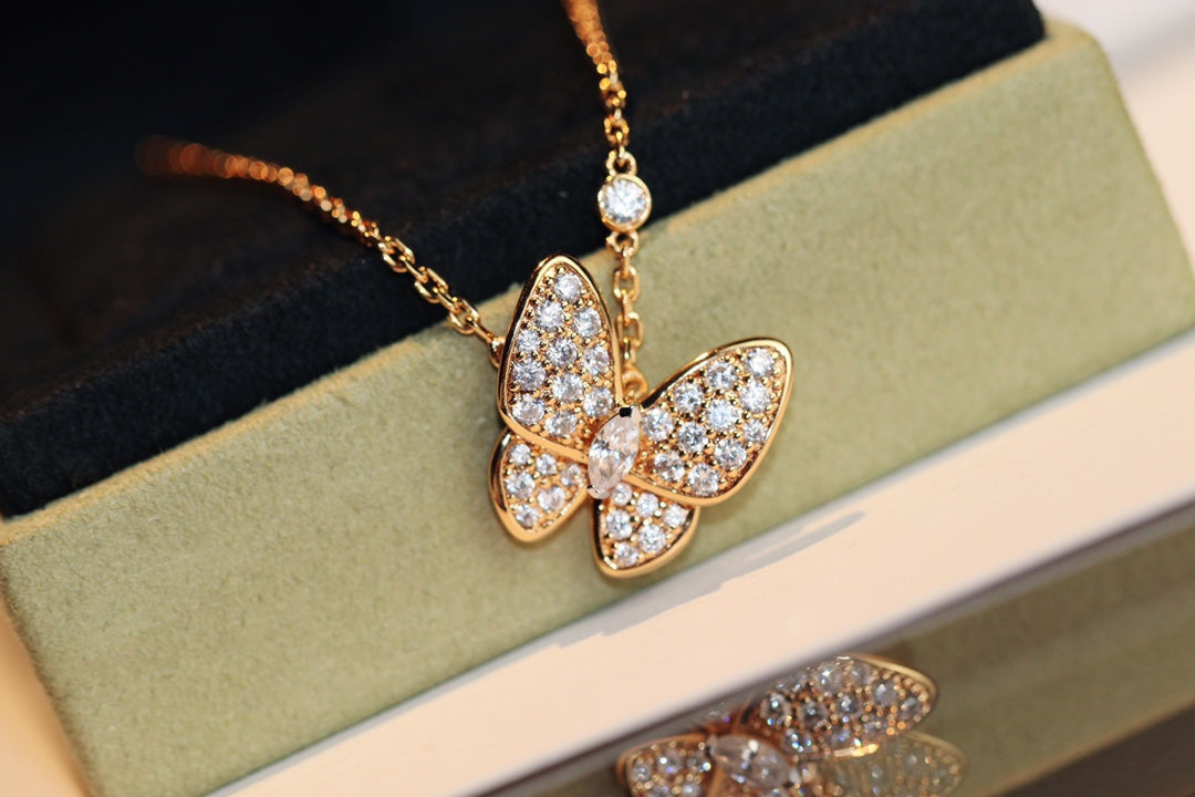 [Kismet Jewels ]BUTTERFLY DIAMOND NECKLACE