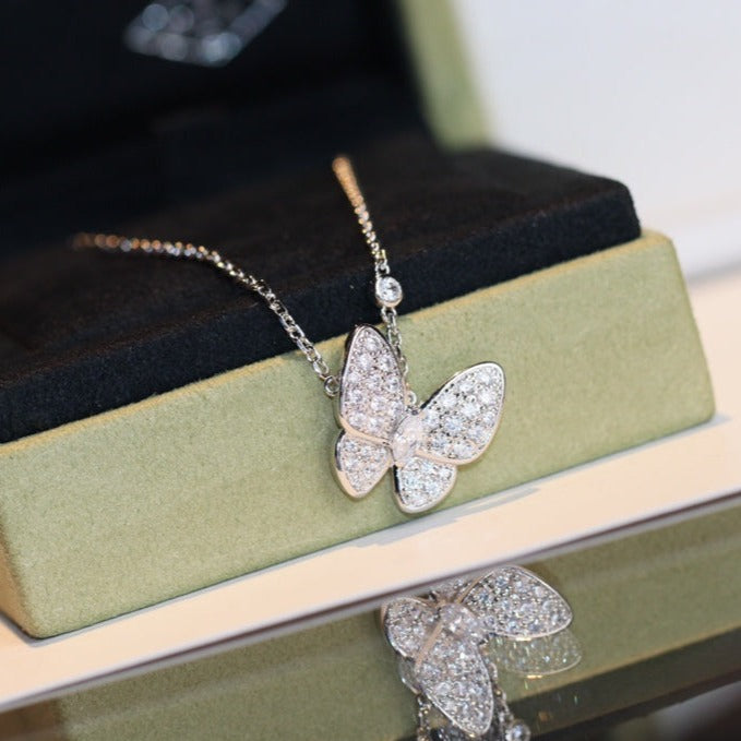 [Kismet Jewels ]BUTTERFLY DIAMOND NECKLACE