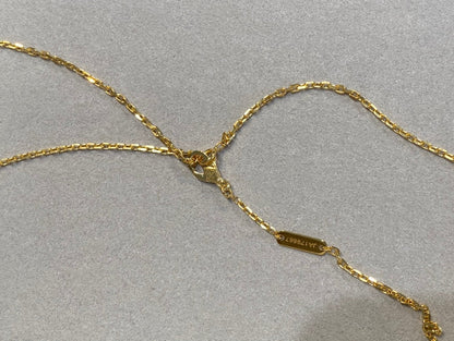 [Kismet Jewels ]CLOVER 25MM NECKLACE GOLD CARNELIAN