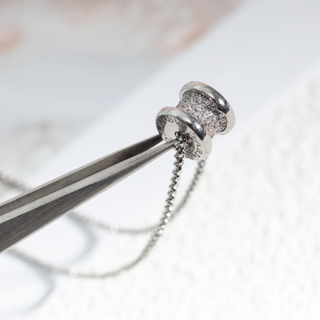 [Kismet Jewels ]ZERO 1 SILVER DIAMOND NECKLACE