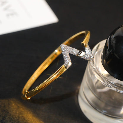 [Kismet Jewels ]VOLTE UPSITE DOWN GOLD DIAMOND BRACELET