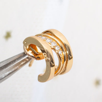 [Kismet Jewels ]ZERO 1 PINK GOLD DIAMONDS EARRINGS