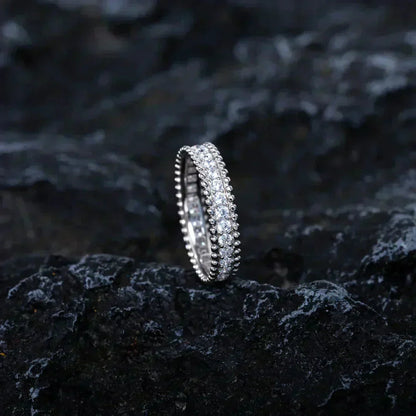 [Kismet Jewels ]PERLEE DIAMOND SILVER RING