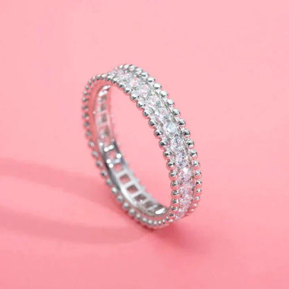 [Kismet Jewels ]PERLEE DIAMOND SILVER RING