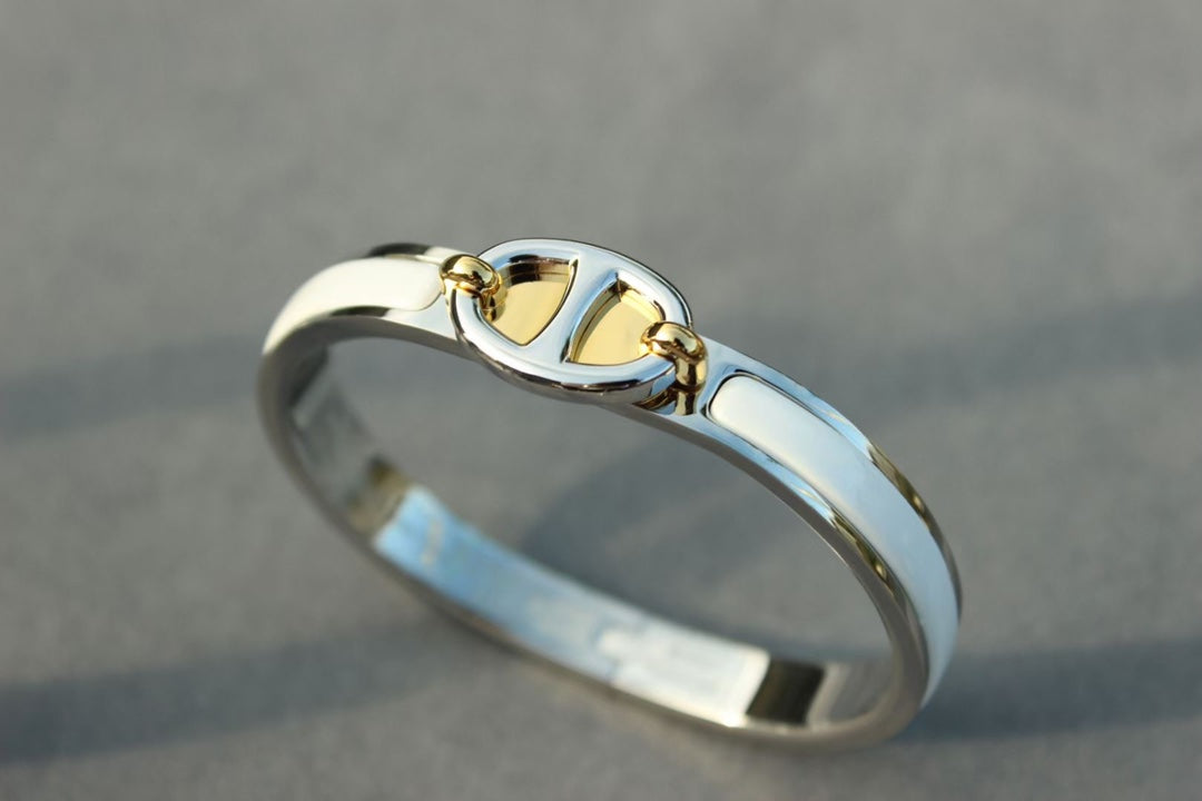 [Kismet Jewels ]CLIC CHAINE SILVER BRACELET