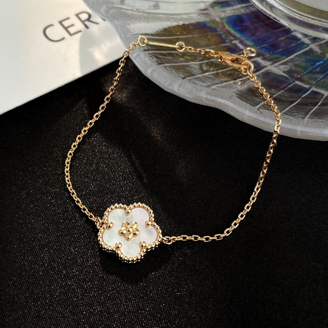[Kismet Jewels ]LUCKY SPRING ROSE GOLD MOP BRACELET