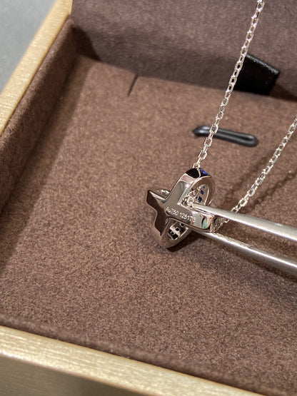 [Kismet Jewels ]LIENS DIAMOND SILVER NECKLACE