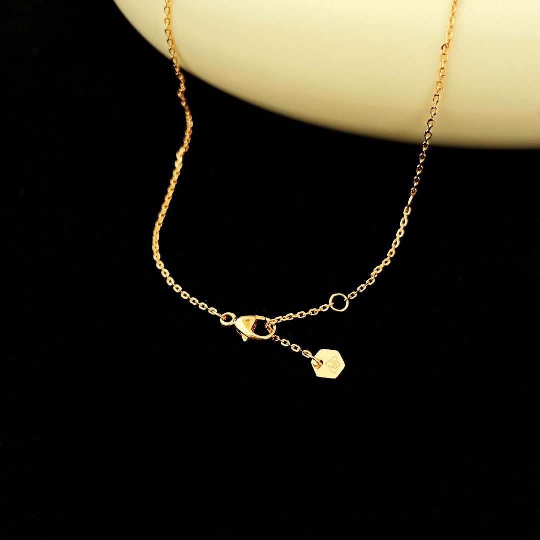 [Kismet Jewels ]BEE MINI PEDANT DIAMOND NECKLACE
