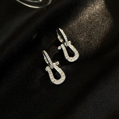 [Kismet Jewels ]FORCE 10 FULL DIAMOND DROP EARRINGS MEDIUM MODEL