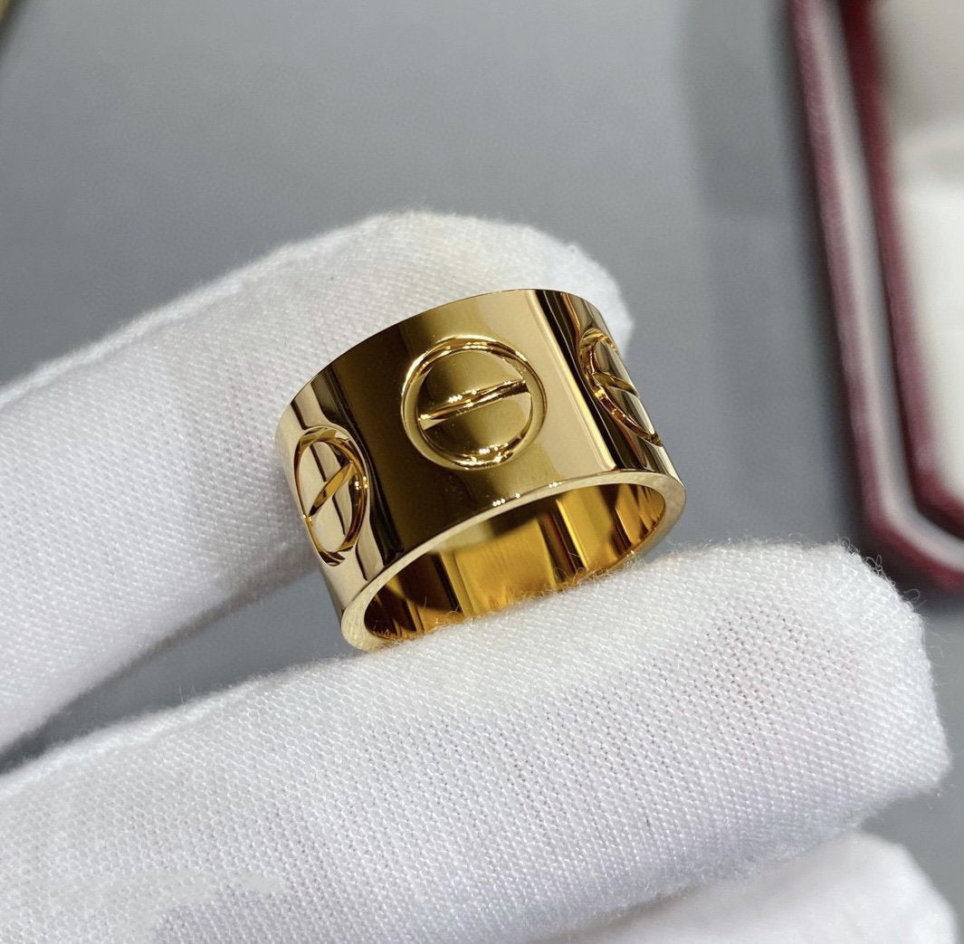 [Kismet Jewels ]LOVE 11MM LARGE RING