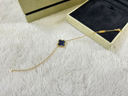 [Kismet Jewels ]CLOVER 1 MOTIF PIETERSITE BRACELET