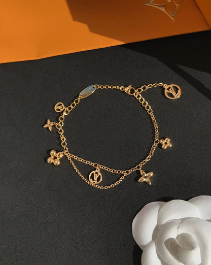 [Kismet Jewels ]BLOOMING PINK GOLD MOP BRACELET