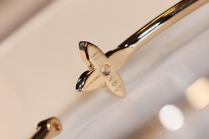 [Kismet Jewels ]IDYLLE GOLD OPEN BRACELET DIAMOND PAVED