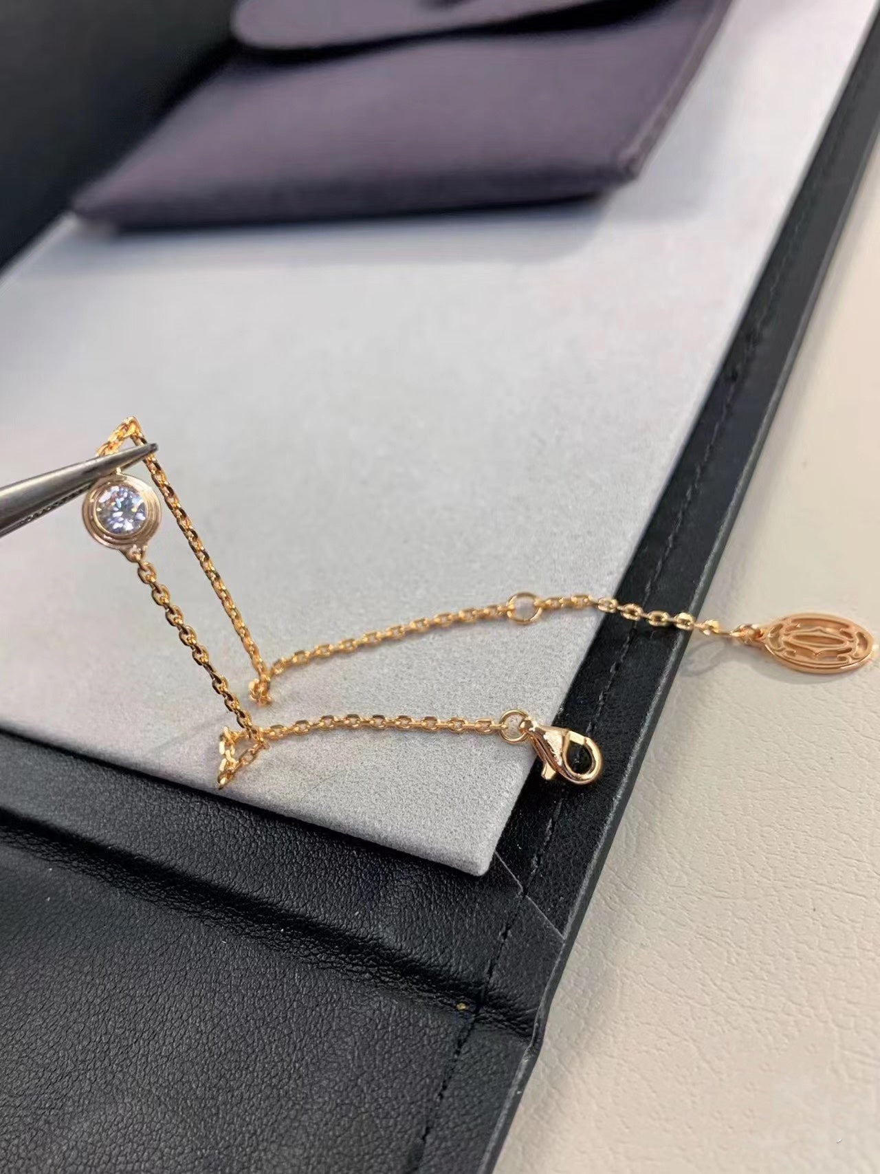 [Kismet Jewels ]DAMOUR DIAMOND LINK BRACELET