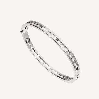 [Kismet Jewels ]ZERO 1 SPIRAL LOGO SILVER BRACELET