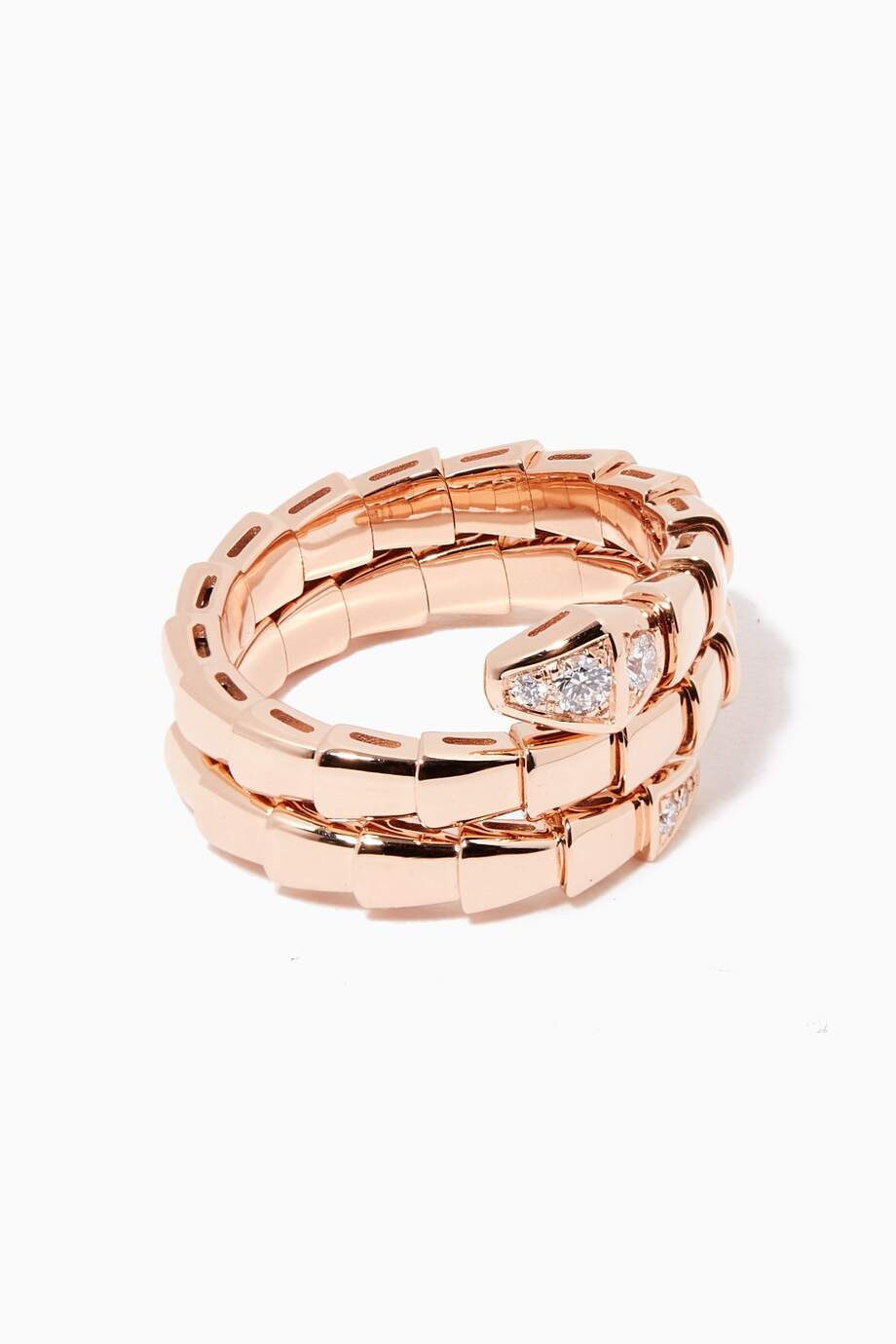 [Kismet Jewels ]SERPENTS DOUBLE ROW DIAMOND RING