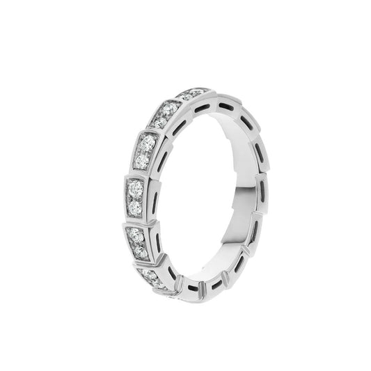 [Kismet Jewels ]SERPENTI RING SILVER DIAMOND PAVED 3MM