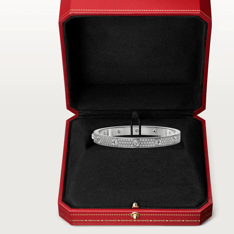 [Kismet Jewels ]LOVE BRACELET 6.1MM DIAMOND-PAVED 10 BIG DIAMONDS