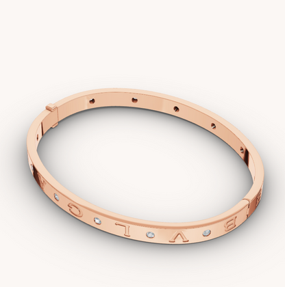 [Kismet Jewels ]ZERO 1 PINK GOLD 12 DIAMONDS BRACELET