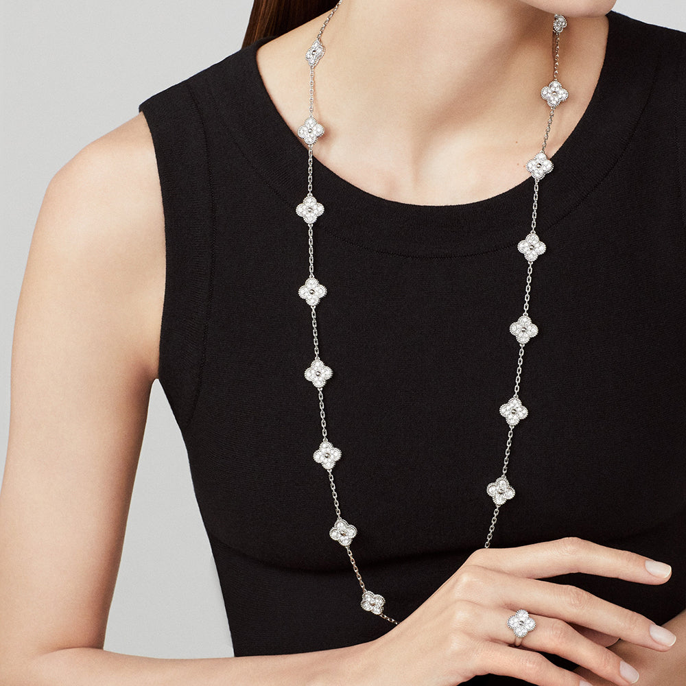 [Kismet Jewels ]CLOVER 20 MOTIFS  LASER SILVER