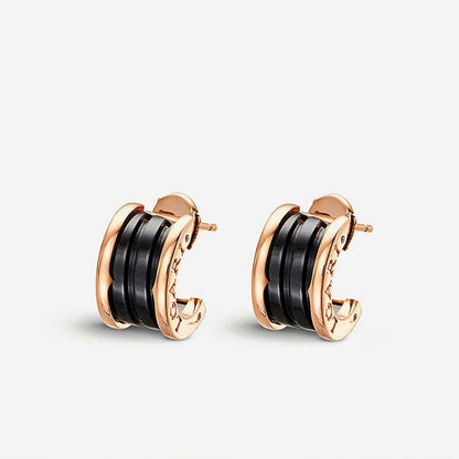 [Kismet Jewels ]ZERO 1 PINK GOLD CERAMIC EARRINGS