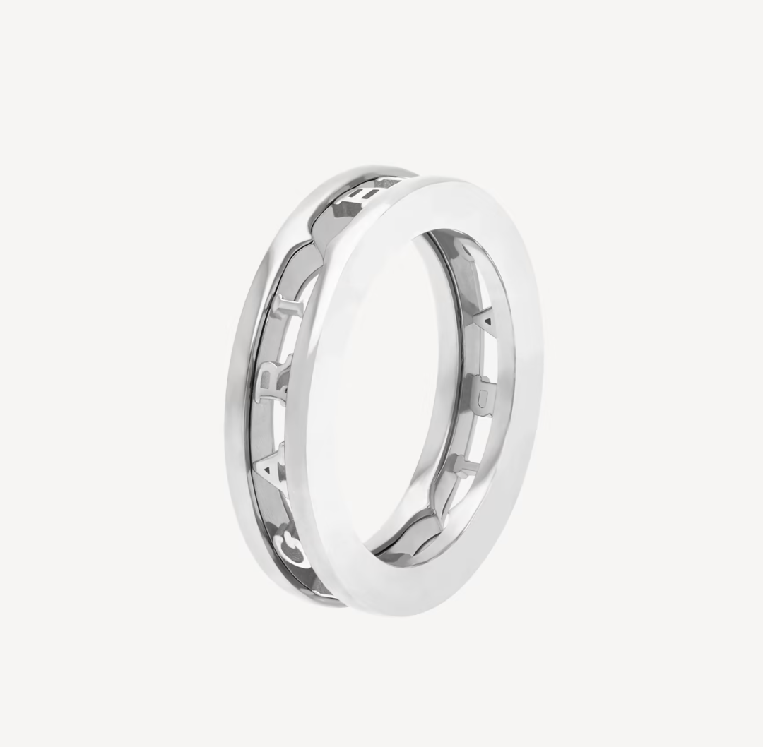 [Kismet Jewels ]ZERO 1 ONE-BAND WITH OPENWORK LOGO SPIRAL RING