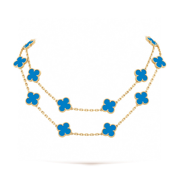 [Kismet Jewels ]CLOVER 20 MOTIFS TURQUOISE GOLD