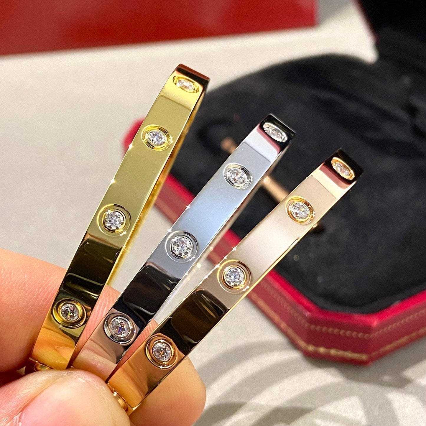 [Kismet Jewels ]LOVE BRACELET 6.1MM 10 DIAMONDS