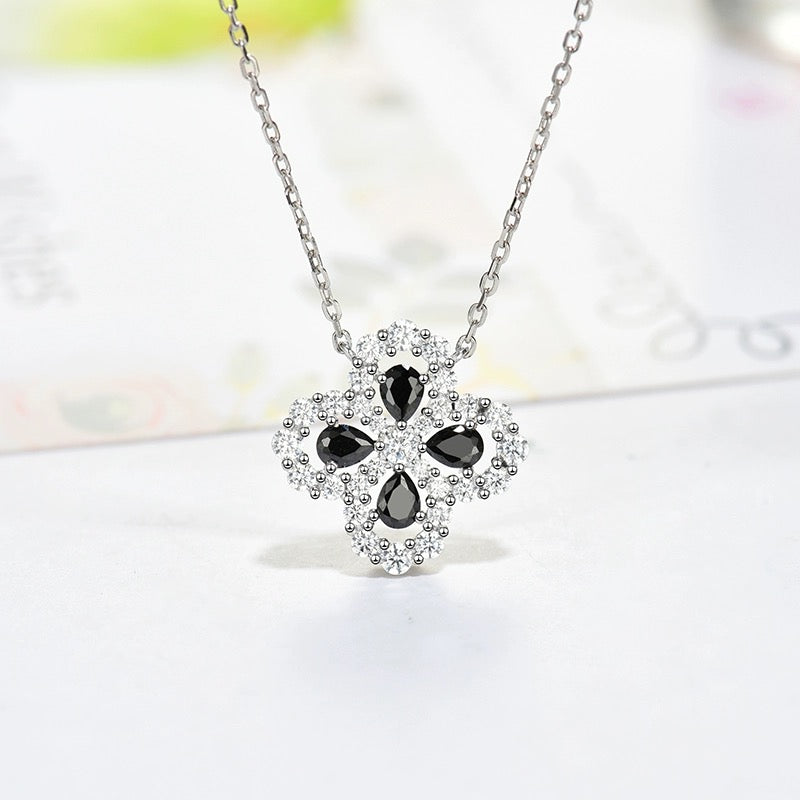 [Kismet Jewels ]LOOP NECKLACE FULL MOTIF DIAMOND 16MM MULTIPLE COLORS