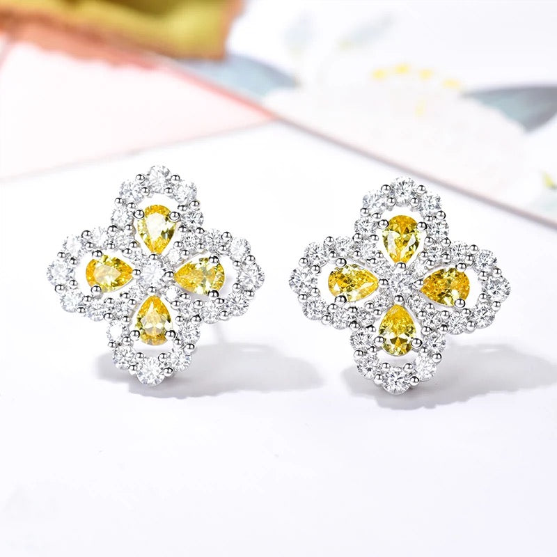 [Kismet Jewels ]LOOP EARRINGS FULL MOTIF DIAMOND 16MM