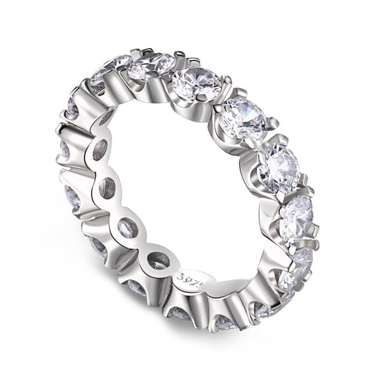 [Kismet Jewels ]Eternity Round Cut Tennis Ring