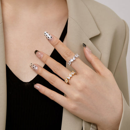 [Kismet Jewels ]Delicate Multi Cut Ring