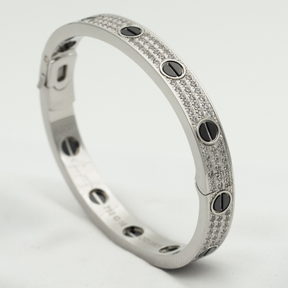 [Kismet Jewels ]LOVE BRACELET 6.1MM DIAMOND-PAVED CERAMIC