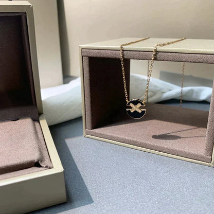 [Kismet Jewels ]JEUX DE ROSE GOLD DIAMOND NECKLACE