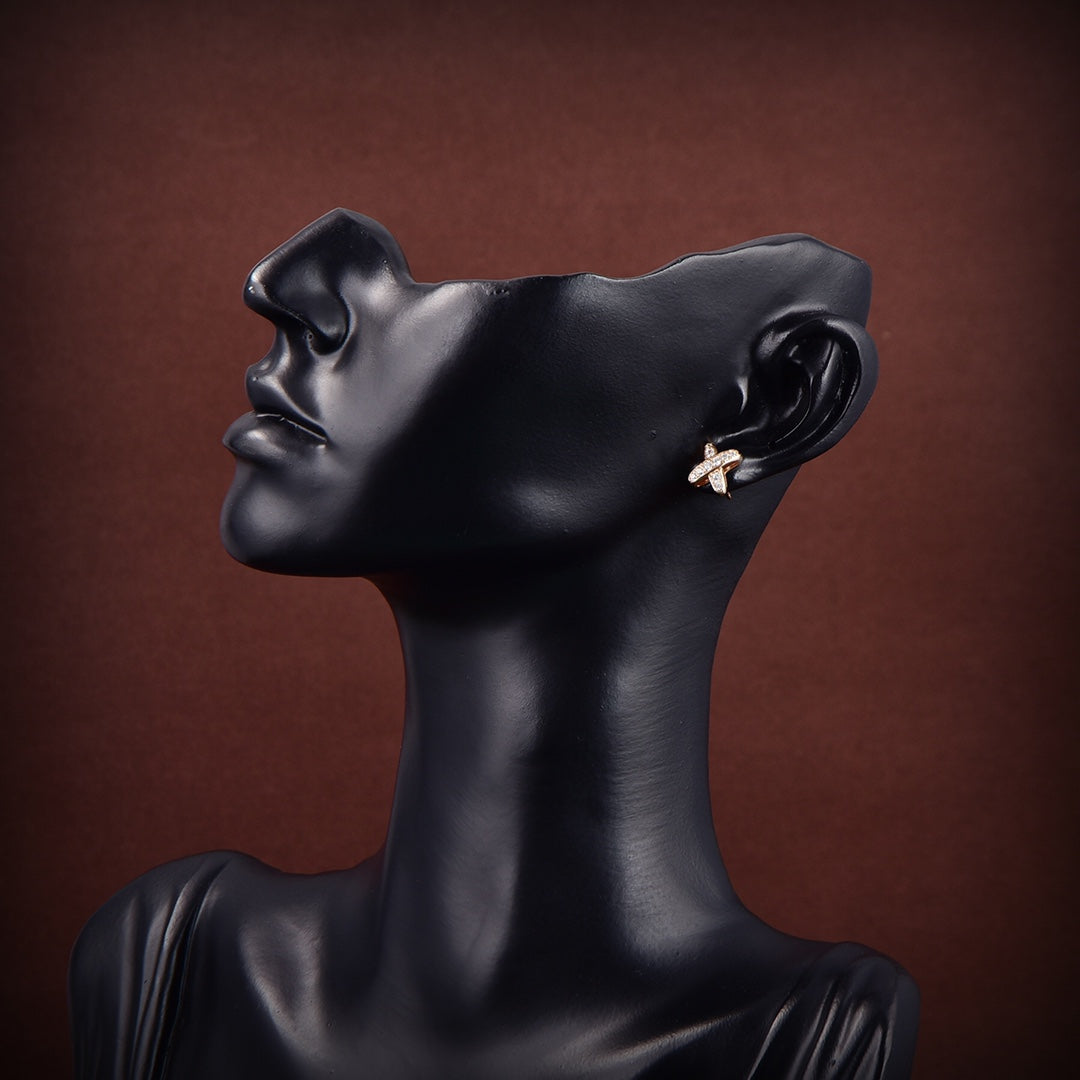 [Kismet Jewels ]JEUX DE GOLD DIAMOND EARRINGS