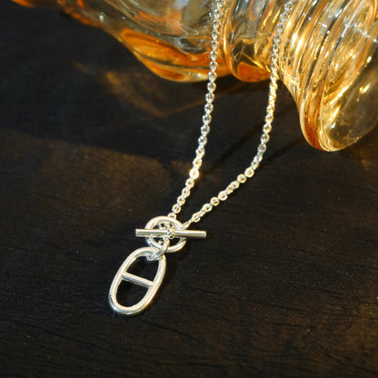 [Kismet Jewels ]HM CHAINE D'ANCRE PENDANT NECKLACE STERLING SILVER