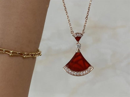 [Kismet Jewels ]DREAM NECKLACE CARNELIAN DIAMOND