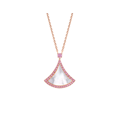 [Kismet Jewels ]DREAM NECKLACE MOP DIAMOND PINK