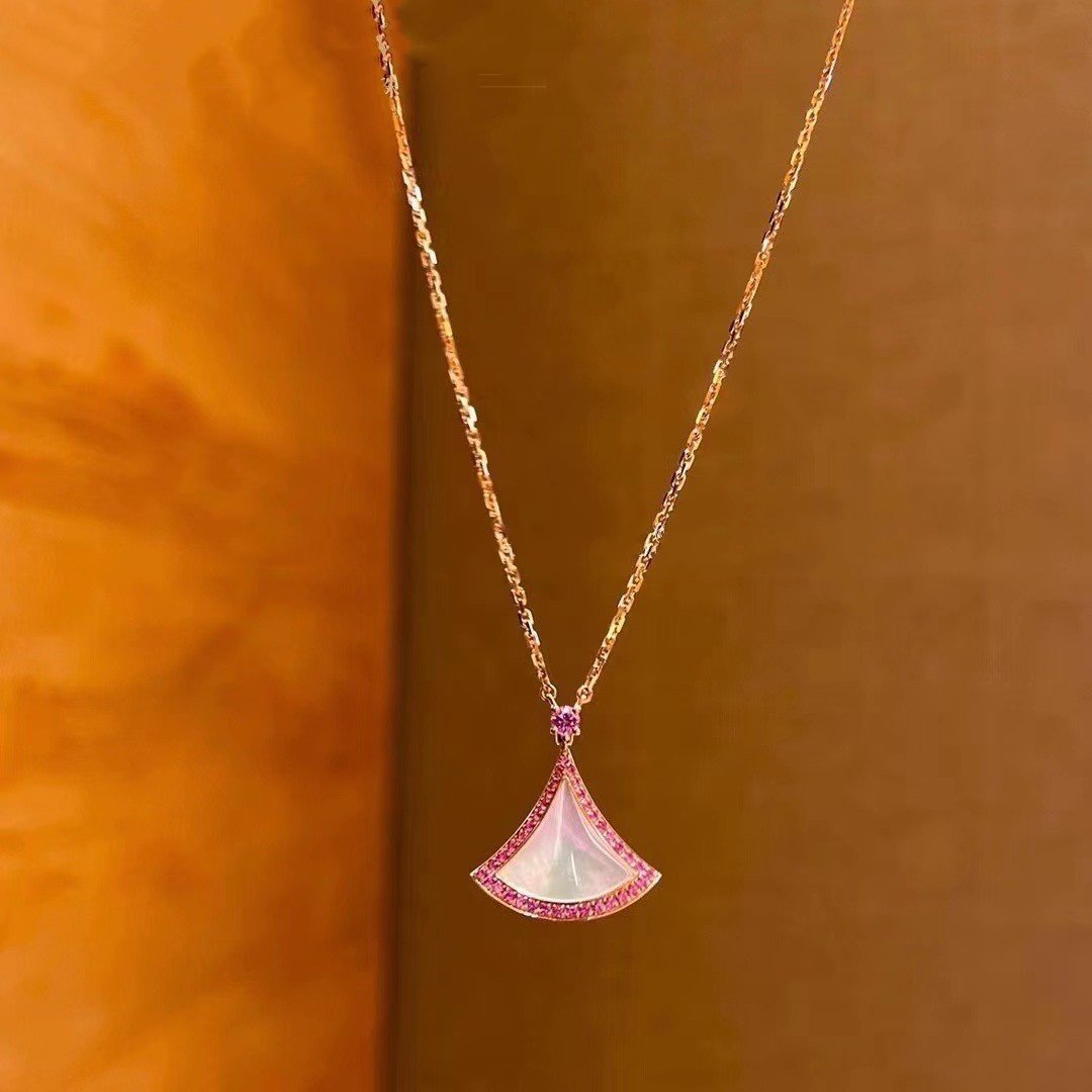[Kismet Jewels ]DREAM NECKLACE MOP DIAMOND PINK