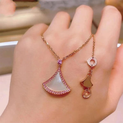[Kismet Jewels ]DREAM NECKLACE MOP DIAMOND PINK
