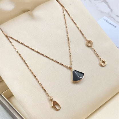 [Kismet Jewels ]DREAM NECKLACE ONYX 1 DIAMOND