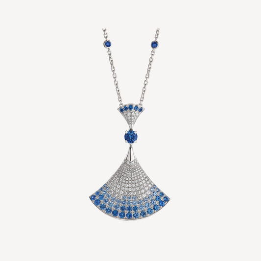 [Kismet Jewels ]DREAM NECKLACE AGATE SILVER DIAMOND